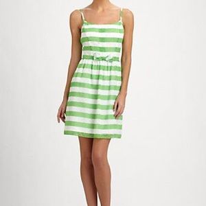 Lilly Pulitzer Green and White Antonia Dress